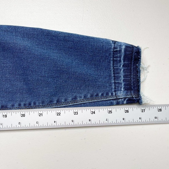 SPANX Distressed Skinny Jegging Blue Size S Denim Medium Wash Pull On Stretch‎ - Picture 10 of 11